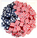 American Flag Wreath: Patriotic Stars & Stripes Decor