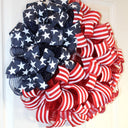 American Flag Wreath: Patriotic Stars & Stripes Decor