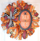 Candy Corn Wreath, Halloween Decor