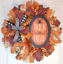 Candy Corn Wreath, Halloween Decor