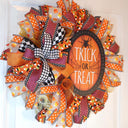 Candy Corn Wreath, Halloween Decor