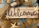 Starfish Beach Wreath: Coastal Cottage Decor, Front Door Wreath