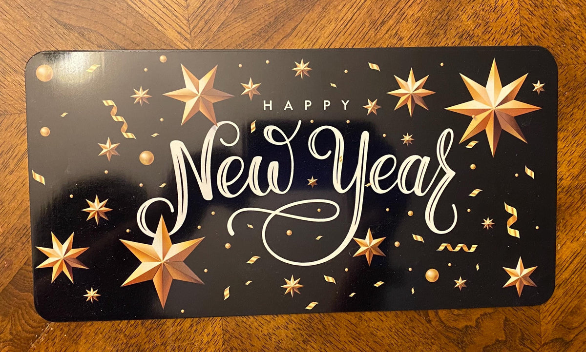 Elegant New Years Wreath, Happy New Year Party Decor, Wreath for front door, New Years Party Decor, Double Door