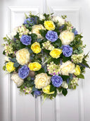 Peony Hydrangea Wreath: Spring Floral Front Door Decor