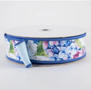 1.5" Double Sided Fused Hydrangea Ribbon (10 Yards)