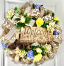 Everyday Wreath Front Door, Peony Wreath, Farmhouse Wreath for Every Season, Spring Wreath, Summer Deco Mesh, color options available