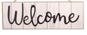 15" Wooden Sign: Welcome Fence