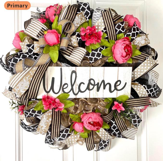 15" Wooden Sign: Welcome Fence