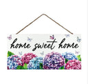 12" Home Sweet Home Hydrangea Sign