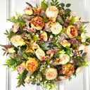 Everyday Floral Peony-Ranunculus Wreath- Spring - Fall!