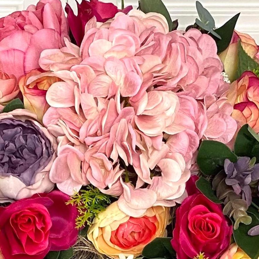 Everyday Floral Wreath / Peony Hydrangea Wreath