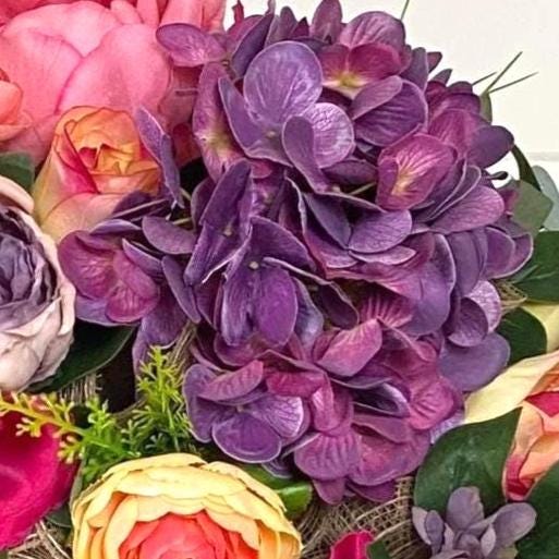Everyday Floral Wreath / Peony Hydrangea Wreath