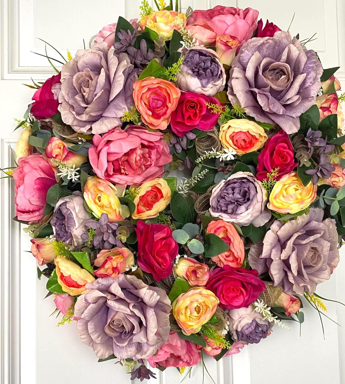 Everyday Floral Wreath / Peony Hydrangea Wreath