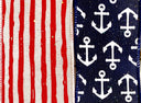 American Flag Wreath: Patriotic Stars & Stripes Decor, Nautical, 250th, 1776