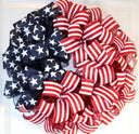 American Flag Wreath: Patriotic Stars & Stripes Decor