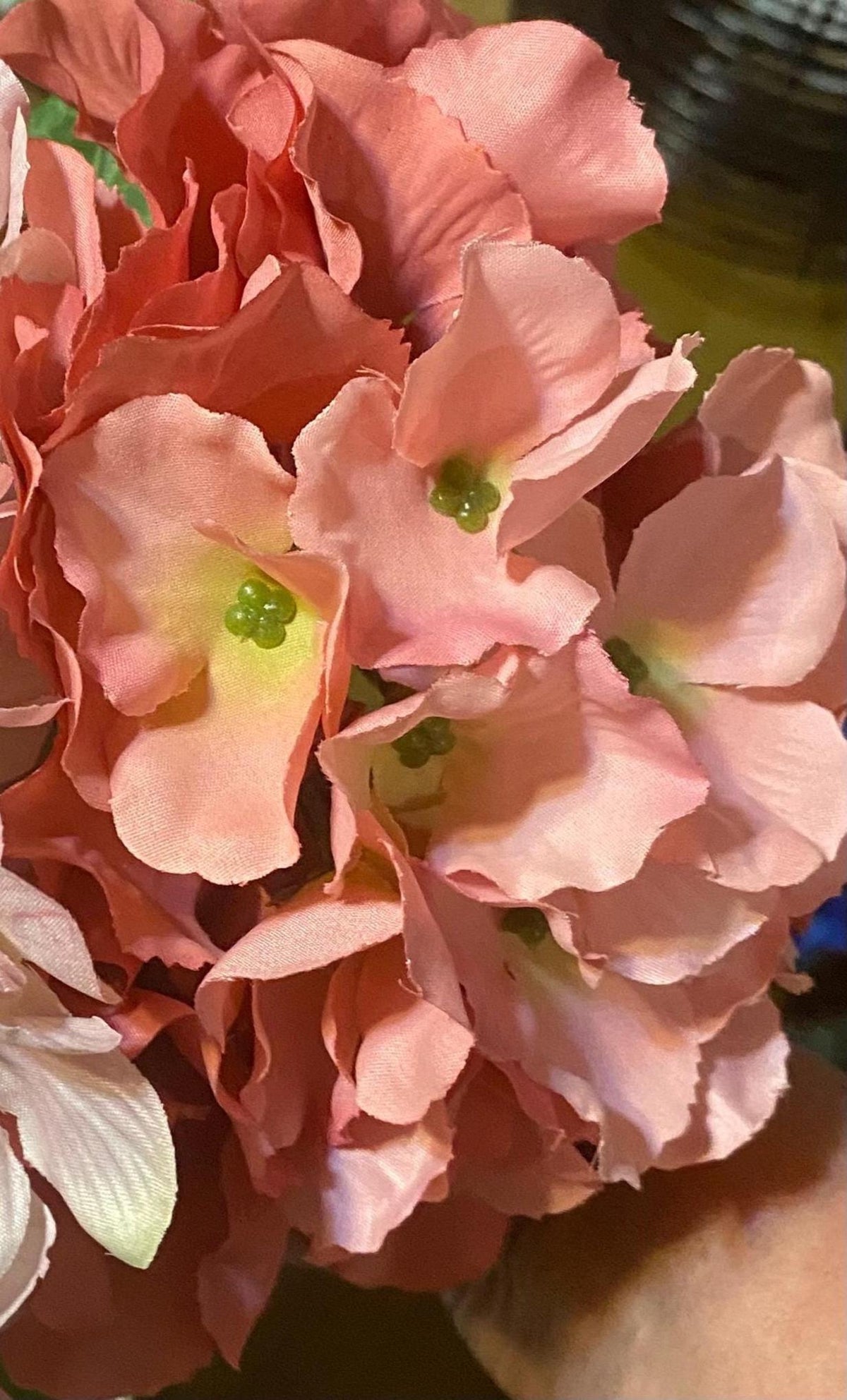 Pink Hydrangea Floral Wreath