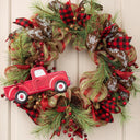 12" Red Truck - Embossed Sign