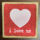 6" Valentine Signs / Rustic Glam Farmhouse Decor (Set of 3)