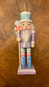 5" Pastel Nutcracker Ornaments, Wood ornaments (Set of 4)