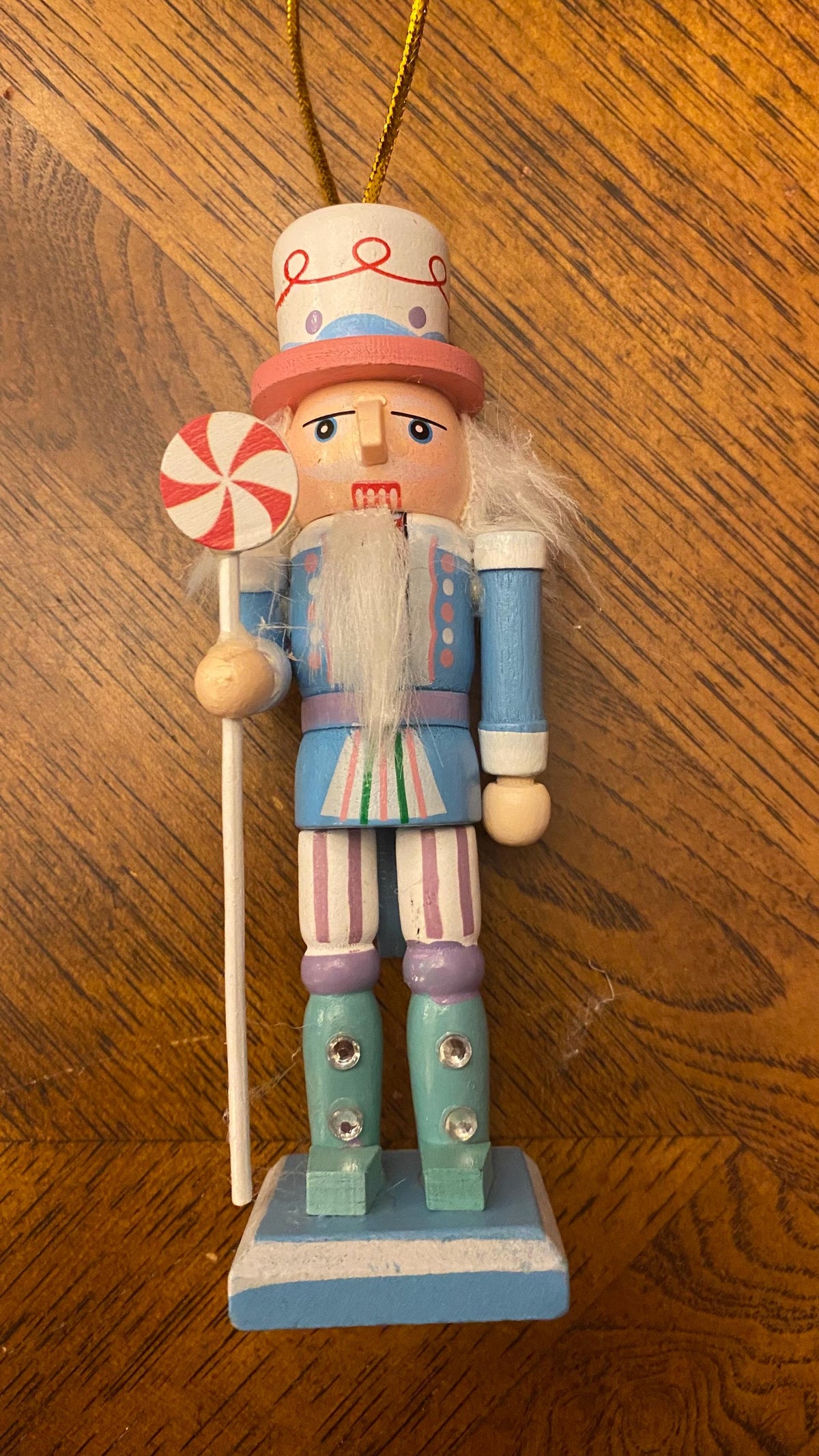 5" Pastel Nutcracker Ornaments, Wood ornaments (Set of 4)
