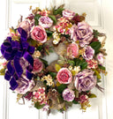 All Season Peony Hydrangea Wreath: Fall-Christmas-Easter Floral Front Door Decor