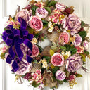 All Season Peony Hydrangea Wreath: Fall-Christmas-Easter Floral Front Door Decor