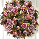 All Season Peony Hydrangea Wreath: Fall-Christmas-Easter Floral Front Door Decor