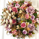 All Season Peony Hydrangea Wreath: Fall-Christmas-Easter Floral Front Door Decor