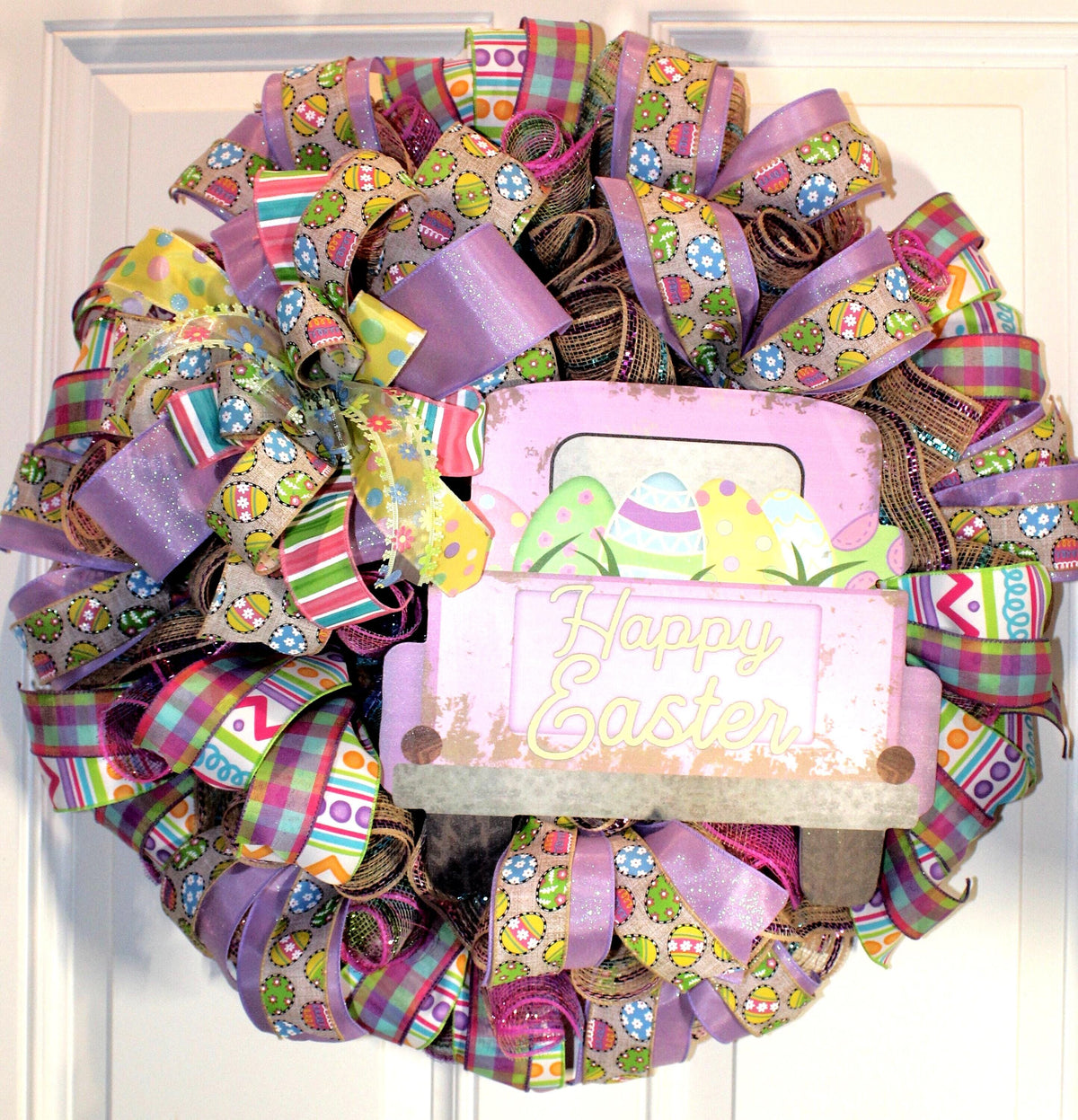 Easter Truck Wreath