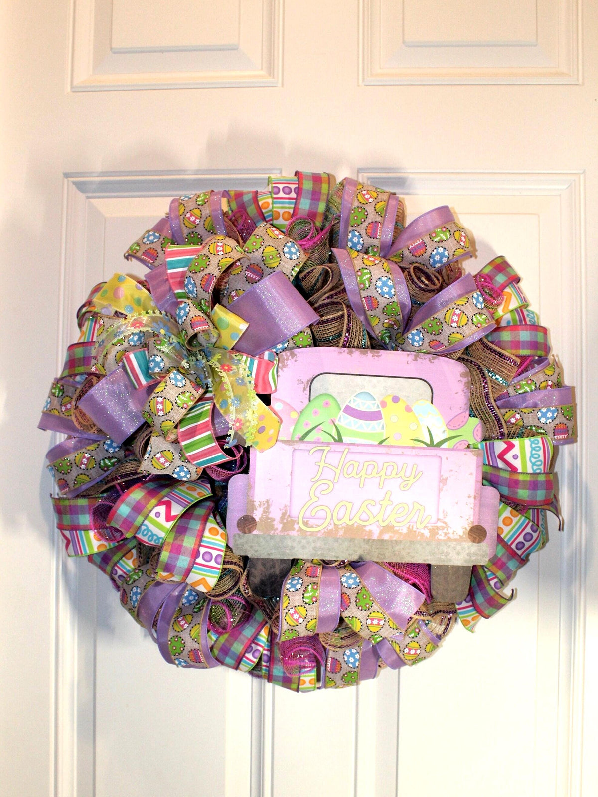 Easter Truck Wreath