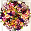 Fall Peony Hydrangea Wreath: Summer Floral Front Door Decor