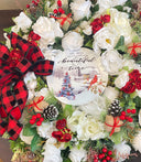 Christmas in Heaven Wreath, Memorial Wreath