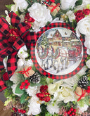 Christmas in Heaven Wreath, Memorial Wreath