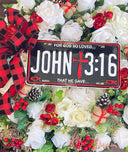 Christmas in Heaven Wreath, Memorial Wreath