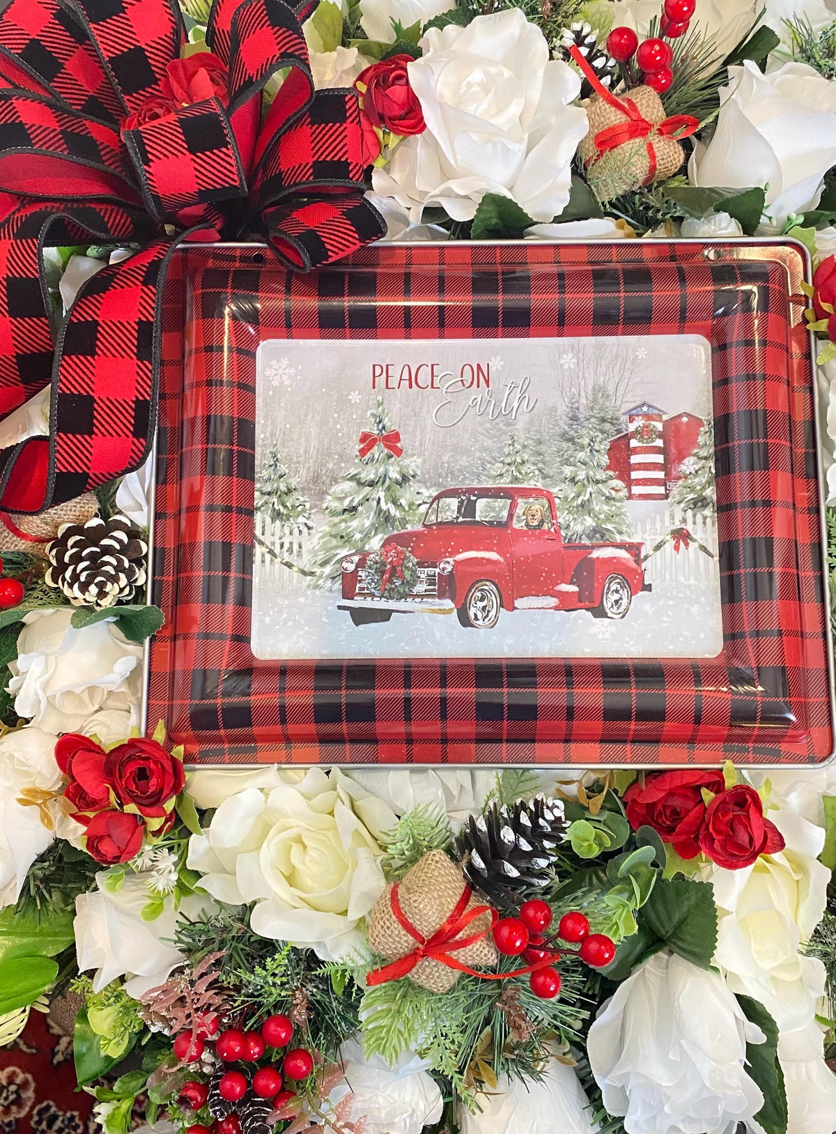 Christmas in Heaven Wreath, Memorial Wreath