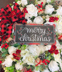 Christmas in Heaven Wreath, Memorial Wreath