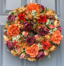 Fall Peony and Hydrangea Wreath: Farmhouse Autumn Decor