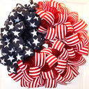 Shimmer Patriotic Wreath / American Flag