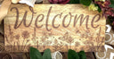 Fall Floral Front Door Wreath, Deco Mesh, Welcome