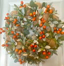 Lambs Ear Burlap Wreath, Everyday wreath with options