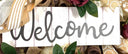 Fall Floral Front Door Wreath, Deco Mesh, Welcome