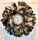 Elegant New Years Wreath, Happy New Year Party Decor, Wreath for front door, New Years Party Decor, Double Door