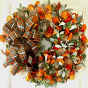 Lambs Ear Burlap Wreath, Everyday wreath with options