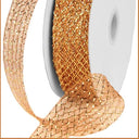 Deco Flex es 1.5" (10 Yards) Brown W/18K Gold Foil