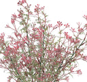 Artificial Red Wildflower Bush - Baby's Breath - Ideal Filler Flower for Floral Designs (20-Inch)