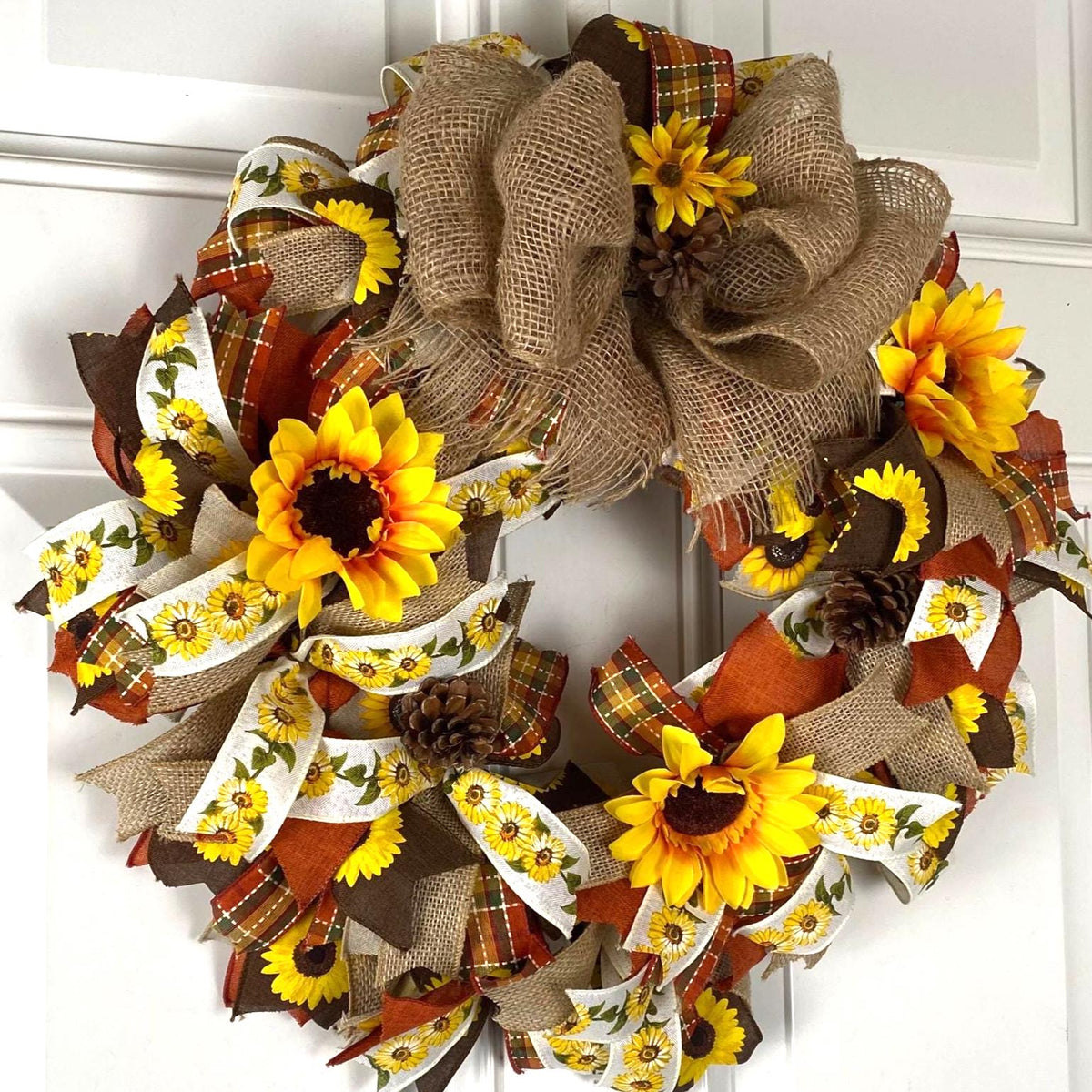 DIY-Fall Sunflower Wreath Kit
