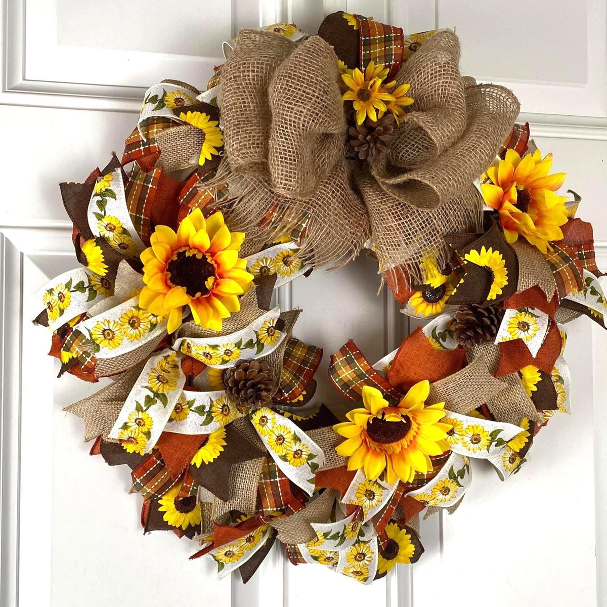 DIY-Fall Sunflower Wreath Kit