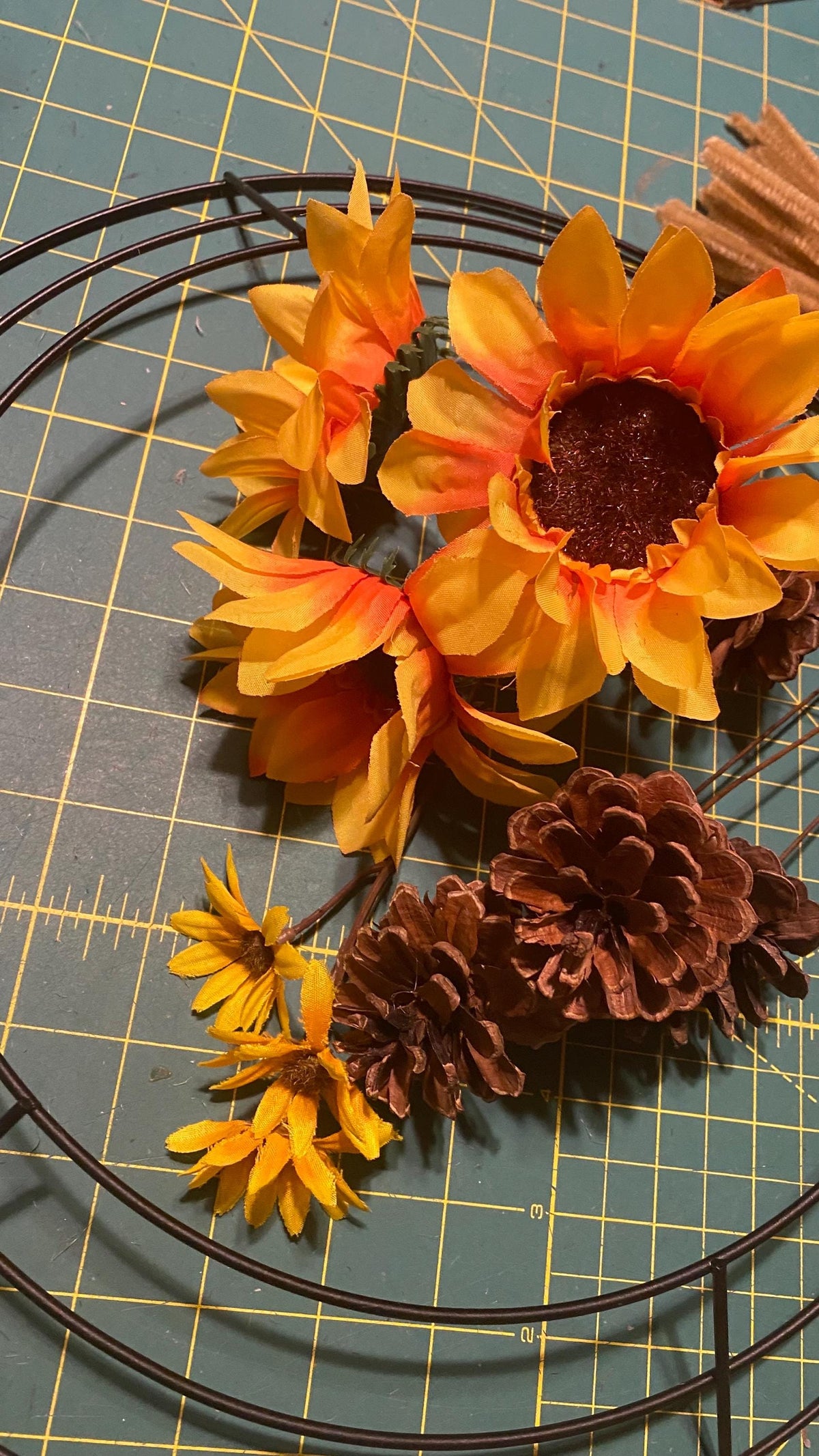 DIY-Fall Sunflower Wreath Kit