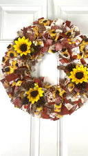 DIY-Deluxe Fall Sunflower Wreath Kit