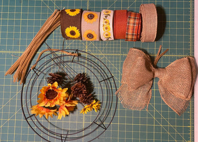 DIY-Fall Sunflower Wreath Kit